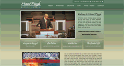 Desktop Screenshot of mountpisgahbaptist.com